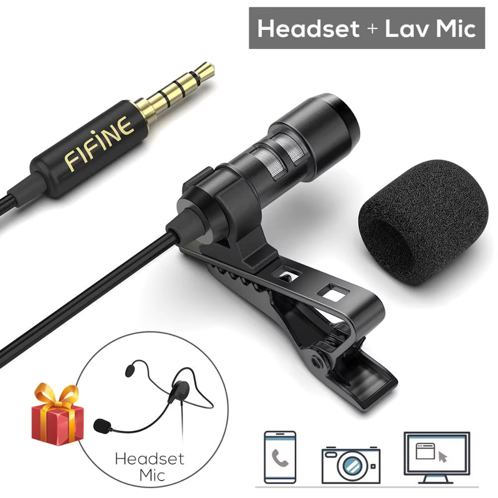 Lavalier Lapel Microphone