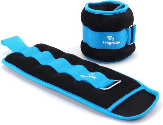 Adjustable Ankle Weights for All Ages - 1 to 20 lbs - Strength Training for Jogging, Gymnastics, Aerobics, and Physical Therapy
