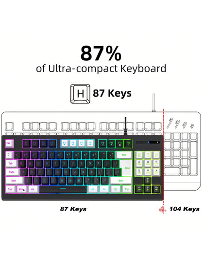 Snpurdiri RGB Gaming Keyboard