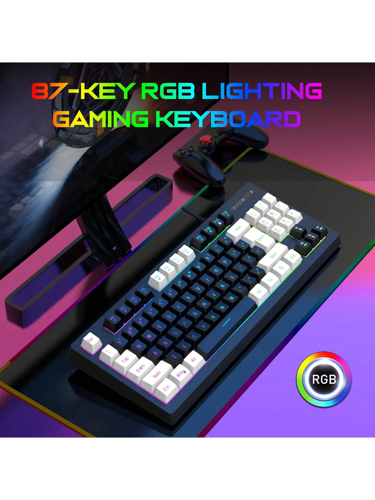 Snpurdiri RGB Gaming Keyboard