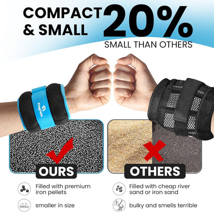 Adjustable Ankle Weights for All Ages - 1 to 20 lbs - Strength Training for Jogging, Gymnastics, Aerobics, and Physical Therapy