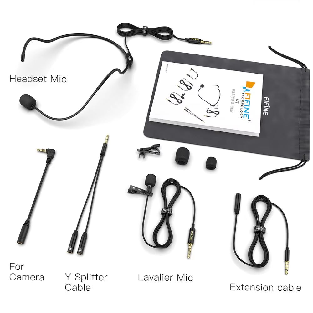 Lavalier Lapel Microphone