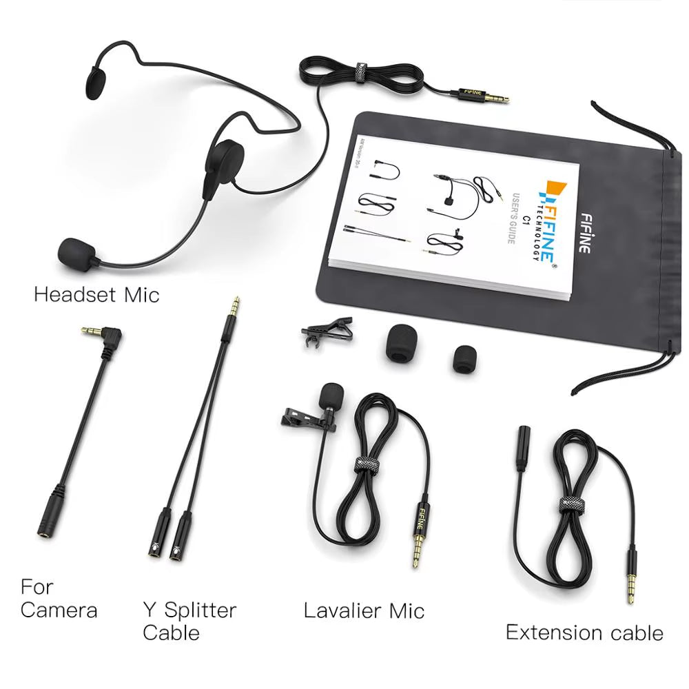 Lavalier Lapel Microphone