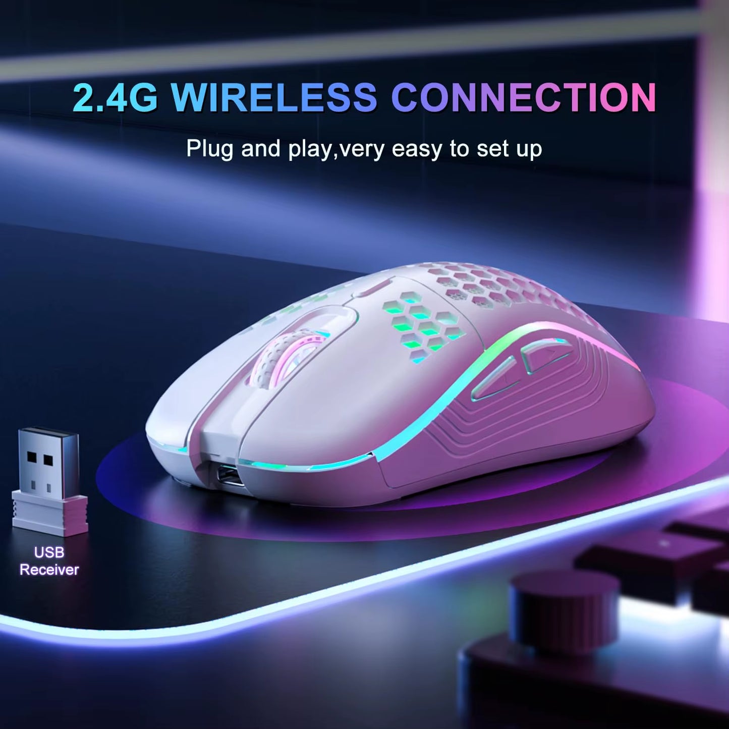2.4G Wireless Mouse with RGB