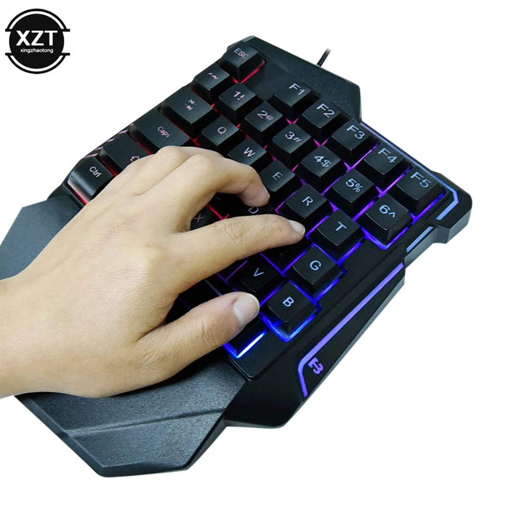 USB One-Handed Keyboard 