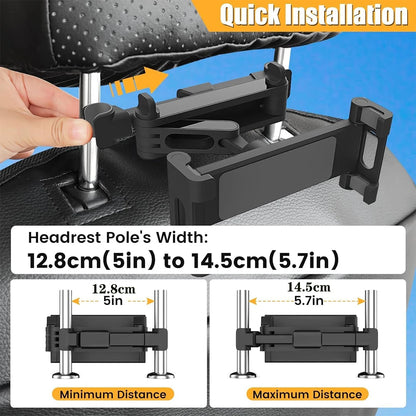 Car Tablet Holder - EASY TO USE!