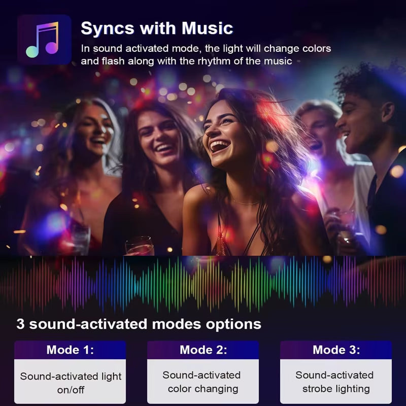 RGB Strobe Stage Night Light